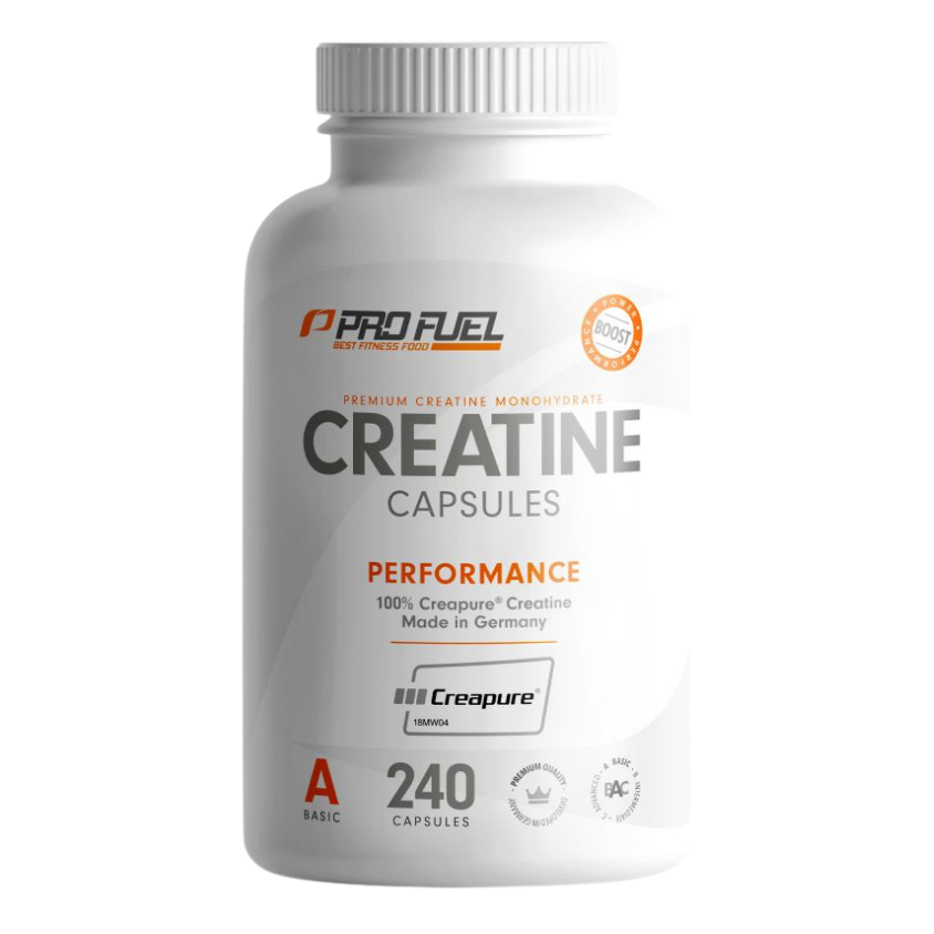 Kreatin-Monohydrate 100% Creapure (240 Caps)