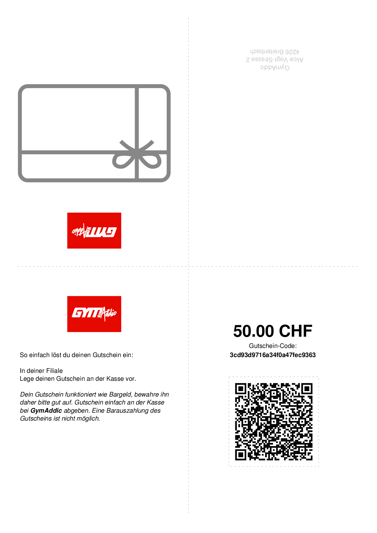 Wertgutschein